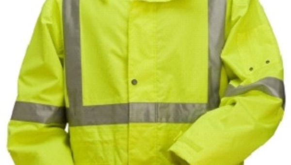 High Visibility 3/4 Length Rain Jacket